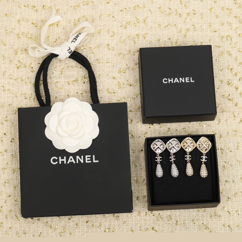 Ch*el earrings